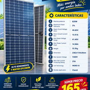 Paneles Solares Bifaciales 620W Clase A - Img 58110084