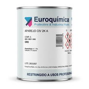 🩶 Aparejo CIV 2K A Gris Euroquímica 1L -–- Producto Automotriz 🚗 - Img 56631062