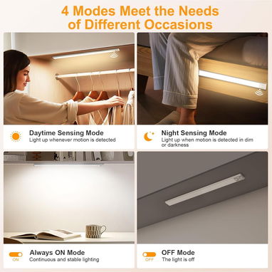 * Lampara Premium con sensor de movimiento e iluminación magnética recargable con 128 LEDs - Img 121469877