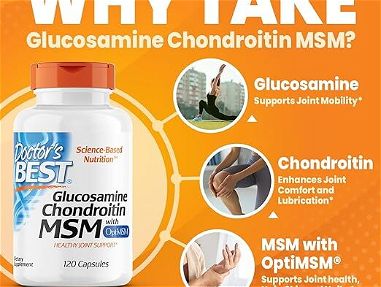 Glucosamina + OptiMSM. 120 capsulas. sellado. vence 04/2026 - Img 67377043