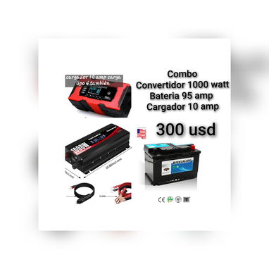 Combos ideales para los apagones convertidos, bateria y cargador de bateria - 3/3