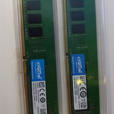 Ram 8g 2x4 crucial 2400mhz - Img 110368804