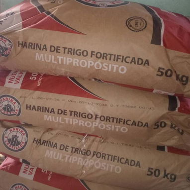 Sacos de harina importada. 50 kilos. Especial para 🍞🌭🥖🥐🥯🌮🥪🌭. PRECIO: $ 58.50 USD.  A PARTIR DE 50 SACOS ES A $56 - 2/3