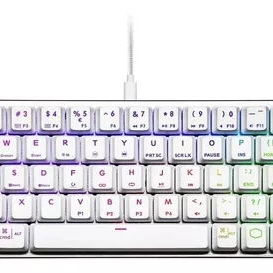 Teclado mecanico Cooler máster Sk620 Switches rojos y azules - 2/10