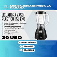 🥤 LICUADORA VASO PLÁSTICO 1.5L EKO 🥤 💰 Precio: $ 30 USD - Img 55607311