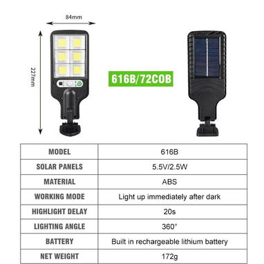 Lámpara solar para exteriores con sensor de movimiento, 4 modos, impermeable IP65. Nueva en su caja! - Img 118050339