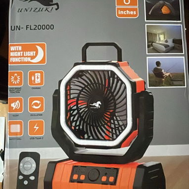 Ventilador recargable, marca Unizuki, $45 USD‼️ - Img 121348970