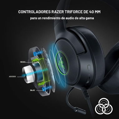 Audífonos Gamer Razer Kraken V3 X - 3/7