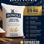 Harina de Trigo BONOLI — 25 kg. - Img 57126367