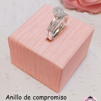Alianzas de hombres y anillos de compromiso de plata calidad garantizada - Img 122808528