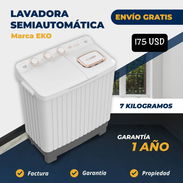 🧼 LAVADORA SEMIAUTOMÁTICA 🔴 EKO ✅ 7 kg 💲175 USD - Img 55566337