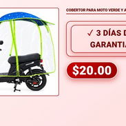 COBERTOR PARA MOTO VERDE Y AZUL D1112 - Img 58260369