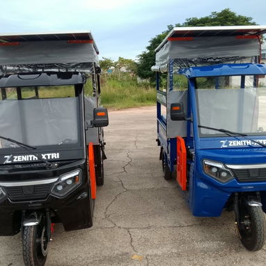 *〽️ Triciclos Híbridos marca ZENITH con  Cabina y Panel Solar 0km 〽️* - 9/10