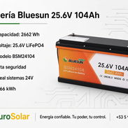 Batería Bluesun Solar 25.6V 104Ah - Img 57533189