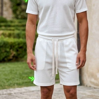 Short de Felpa. Bermudas de Hombre. Conjuntos de Hombre. Camisa Crochet 52465450 - Img 117514523