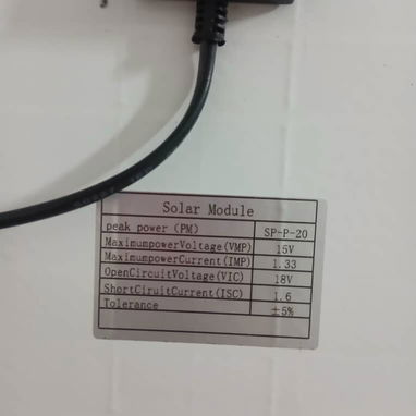 Ventilador Recargable de Pedestal  con Panel Solar • DAWANG 16"(Leli) - 2/5