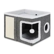 Casa para Gatos con Rascador / Dos modelos - Img 57093154