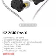 KZ ZS10 Pro X Audífonos IEM de cable - Img 55603063