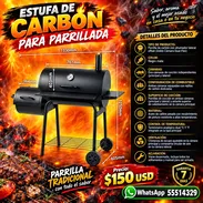 ESTUFA DE CARBÓN PARA PARRILLADA, NUEVA EN SU CAJA, ENTREGA DE FACTURA PARA SU GARANTÍA. VARIEDAD DE PARRILLAS Y OTROS - Img 57868165