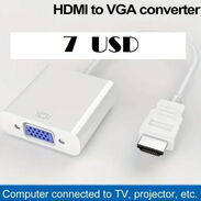 Adaptador HDMI-VGA nuevos ---- 54268875 -- Tengo mensajeria Se puede pagar en CUP al cambio actual. - Img 45374293