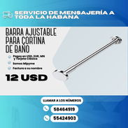 🚿 Barra Ajustable para Cortina de Baño – Precio 💲12 USD - Img 54683466