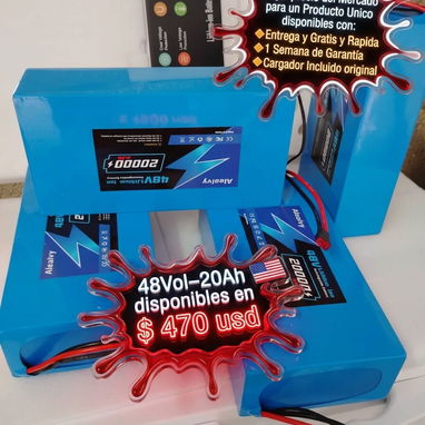 ENTRARON NUEVAMENTE LAS BATERIAS DE 48 Vol/20 Amp, por si usted o algún conocido necesita ...‼️🙏‼️no tardes ke vuelan👌 - Img 119799043