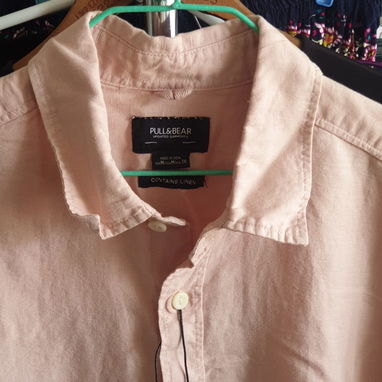 Camisa hombre Pull&bear contiene lino - Img 118877715