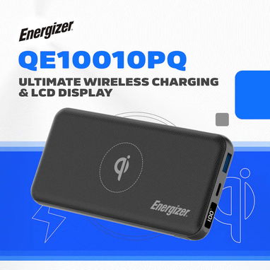 🔋⚡ ENERGIZER POWER BANK 10,000MAH 20W USB-C PD + 15W QI WIRELESS CON PANTALLA LCD ORIGINAL ⚡🔋 ENVIO DISPONIBLE HABANA - Img 114953207
