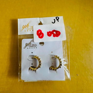 Aretes laminado en oro 14 - 2/10