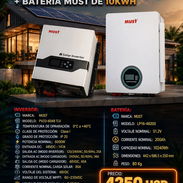 ⚡KIT INVERSOR 110/220V 6KW + 10KWH BATERIA TODO MUST. MENSAJERÍA CON FACTURA Y GARANTÍA. 📲 54833699 - Img 56807578