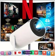 ¡Cine en casa como nunca! Proyector 4K Ultra HD 📽️✨ Pantalla gigante, experiencia total 🍿🏠 - Img 49409207