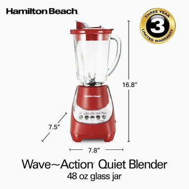 Batidora Hamilton Beach Roja – 800W - Img 124257807