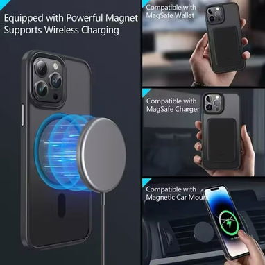 Forro MagSafe Anti Caídas Para iPhone 11 Pro Max! Muy bueno y con protección extra en las cámaras traseras. - Img 92053284