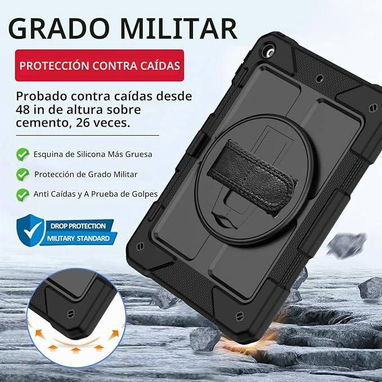 🍑Funda Antigolpes para iPad 10.2" con Soporte Giratorio 360°🍑 - 5/6
