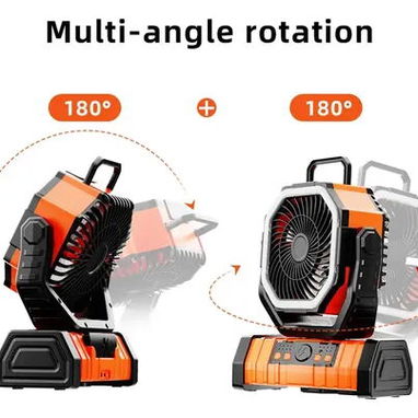 EXCELENTE VENTILADOR RECARGABLE F6 - NUEVO EN SU CAJA - Img 125898342