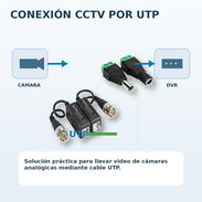 Balun para cámaras de seguridad para instalación CCTV - Img 58140895