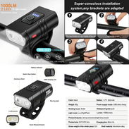 Faro de Luz LED T6 para bicicleta - Img 57208738