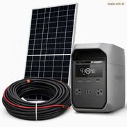*☀️COMBO SOLAR☀️* ✅️Panel Boviet 540w Bifacial ✅️Delta 3 Classic ✅️Cable MC4 (10 metros) - Img 57512347
