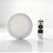 Lámpara LED de Techo Recargable con Sensor de Movimiento, Control Remoto y 3 Tonos de Luz 💡 Iluminación LED inalámbrica - Img 57863979