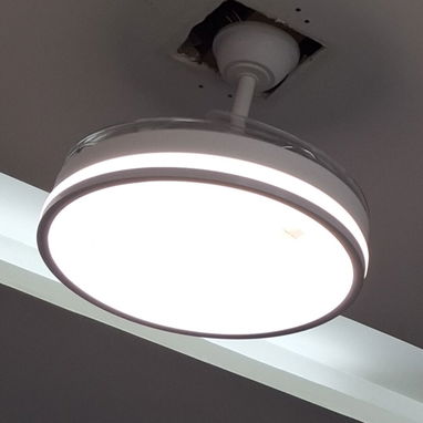 Lámpara ventilador de techo moderno con luz cálida y fría - Img 123175684