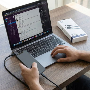 Cable USB-C a  USB-C trenzado Quikcell de 3 metros - Img 123043442