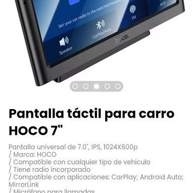 Pantalla universal de 7.0", IPS, 1024X600p / Marca: HOCO - 3/3