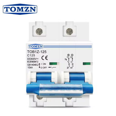 Portafusibles 2P con led y 2 fusibles de 25A incluidos, supresores 500VDC, breaker DC 63 y 80A, transfer automático Geya - Img 121565592