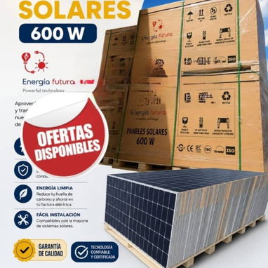 Paneles Solares ENERGÍA FUTURA   600 w - 2/2