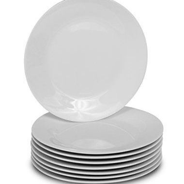 Juego de platos totalmente blancos 4 hondos y 4 llanos - Img 124014789