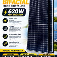 Paneles Solares 620watts bifaciales monocristalinos de alta durabilidad - Img 57290962