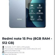 Redmi note 15 Pro (8GB RAM - 512 GB) - Img 55895890