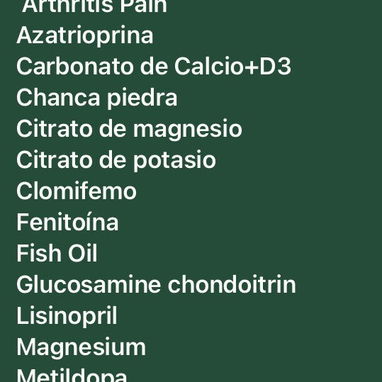 Tengo todos los medicamentos que usted nesecita para su salud - 7/8