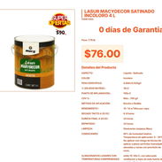 Lasur resistente y hermoso para madera hoy mismo pro hoy mismo pro ya VPT#-0175 - Img 55565589