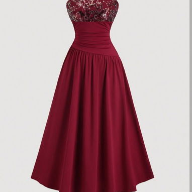 Se vende Sweetra Elegante vestido rojo - Img 123206357
